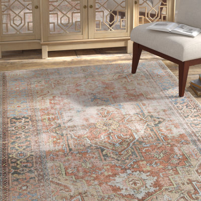 rugs area rug cream ivory wayfair beige terracotta oriental skye
